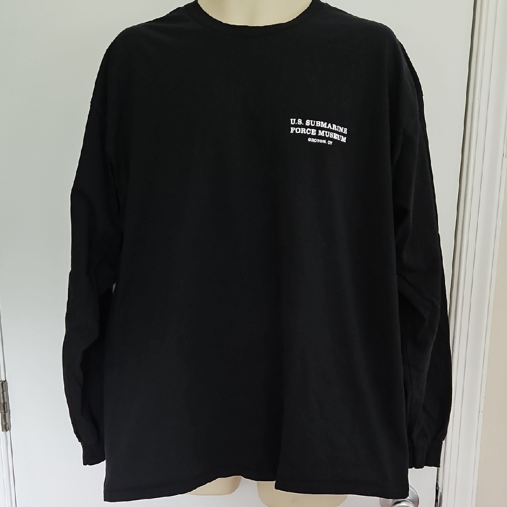 US Submarine Force Museum Silhoutte Groton, CT Shirt Size 2XL